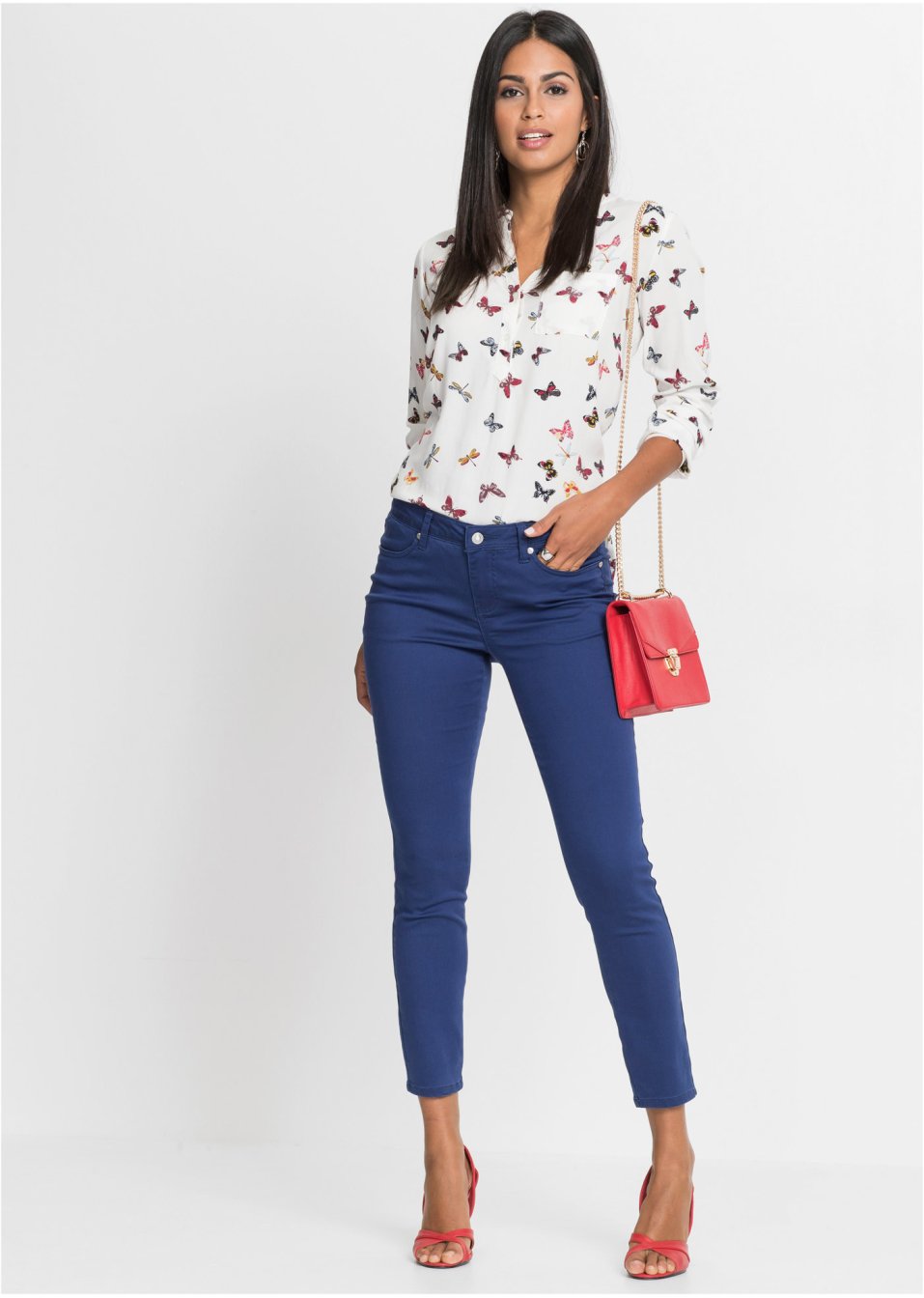 Pantalon extensible 7/8