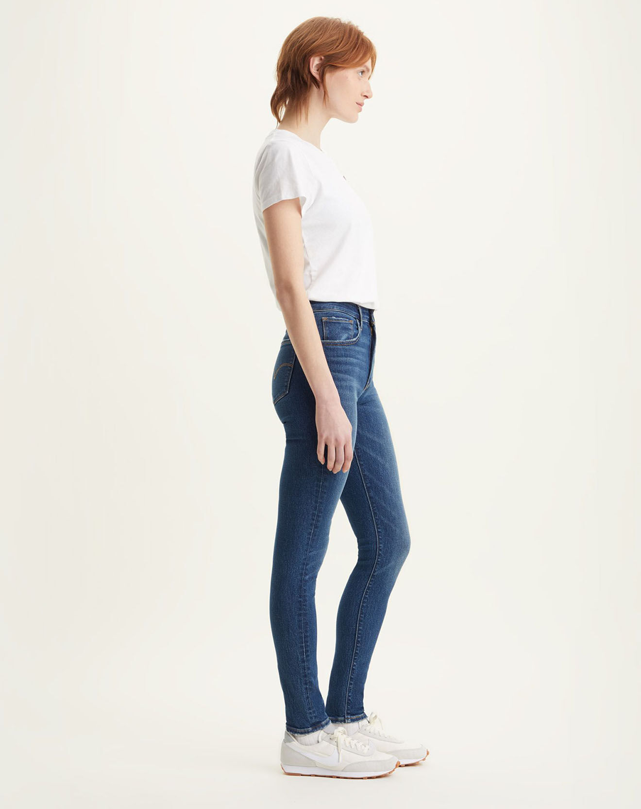 Levi's® Jean 721 taille haute Skinny bleu foncé