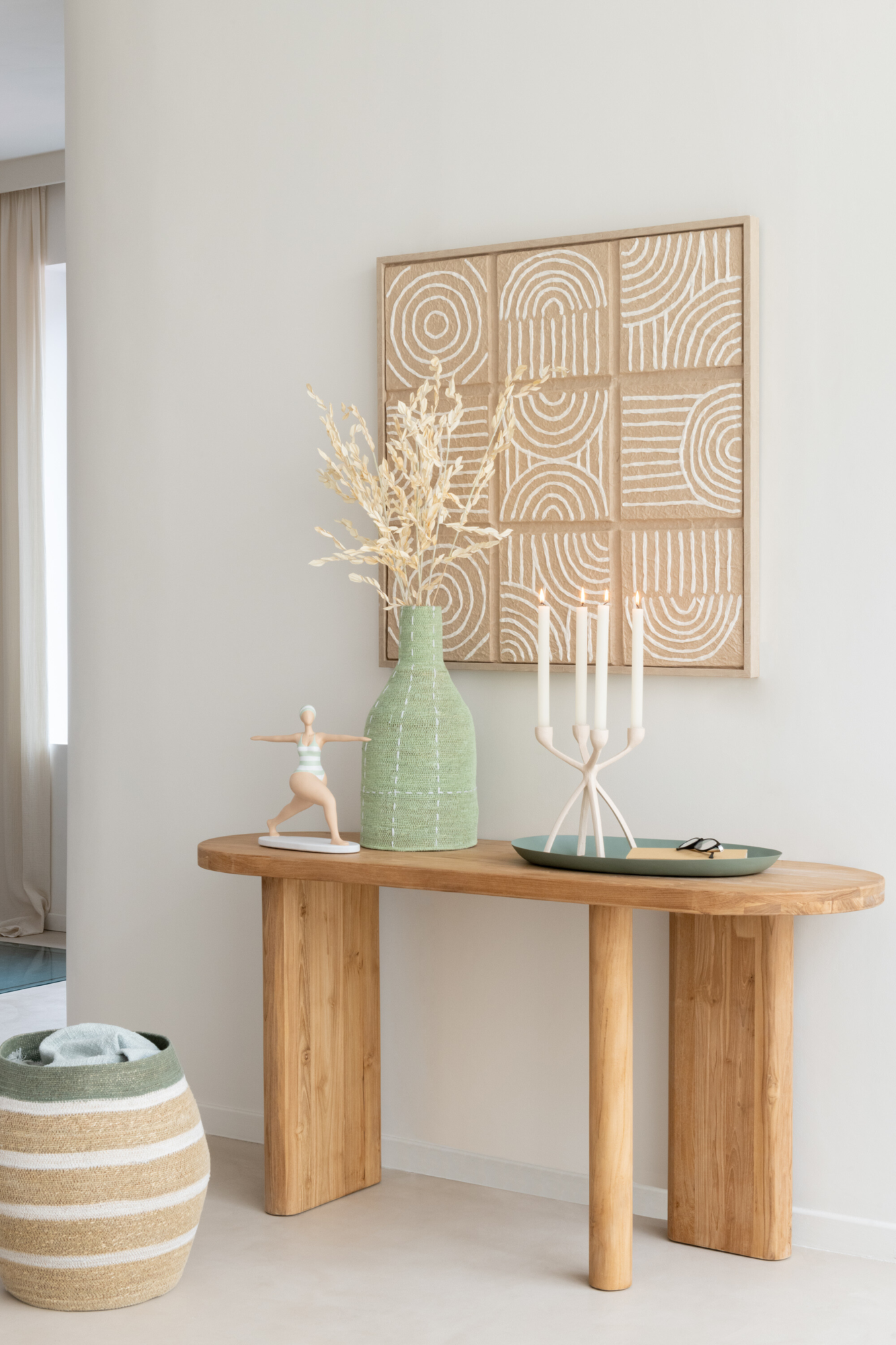Sidetable teakhout naturel