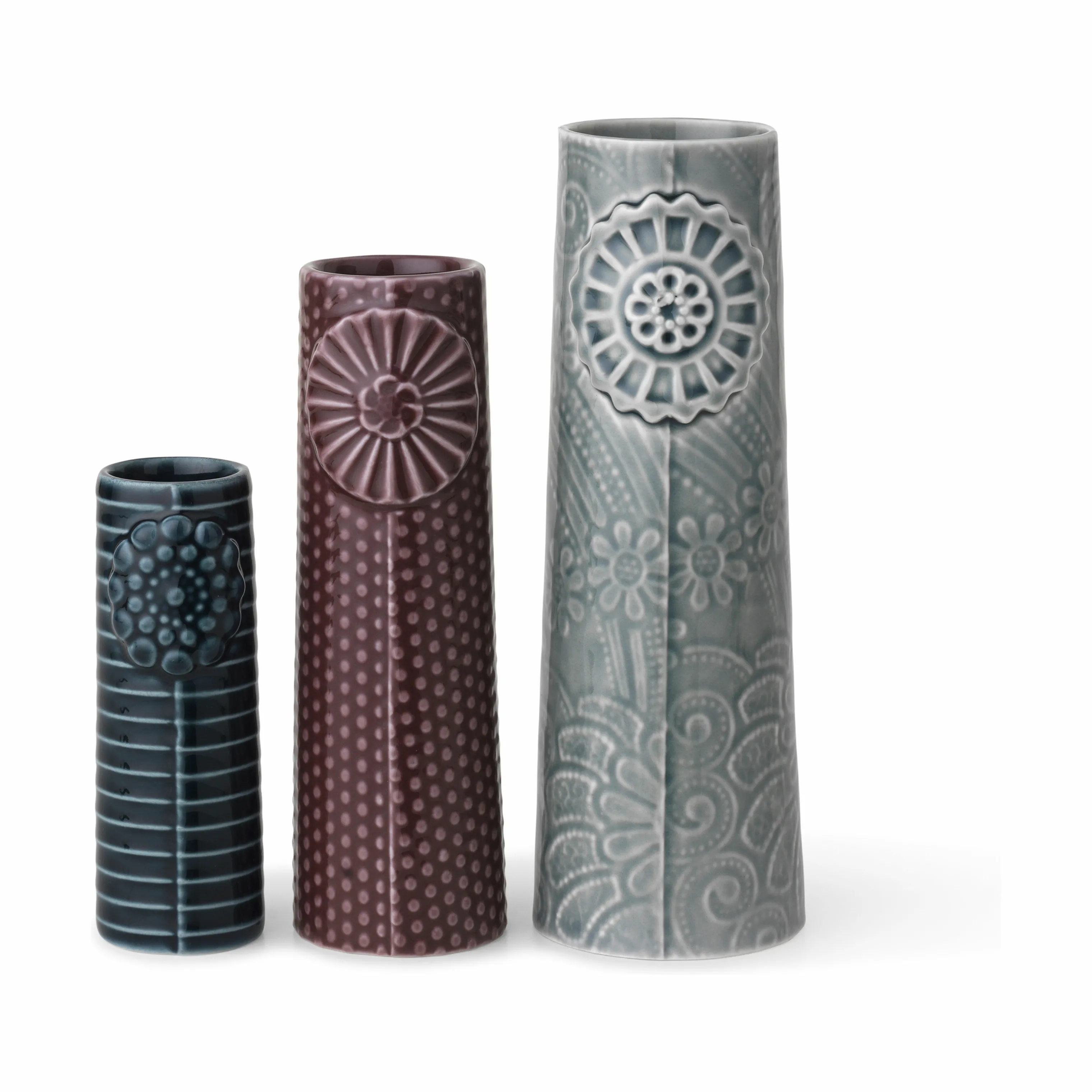 Dottir Pipanella Flock Vase - 3 stk.