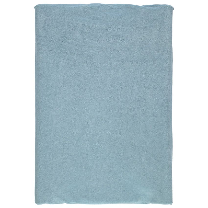 Housse de matelas à langer en éponge - Bleu moyen