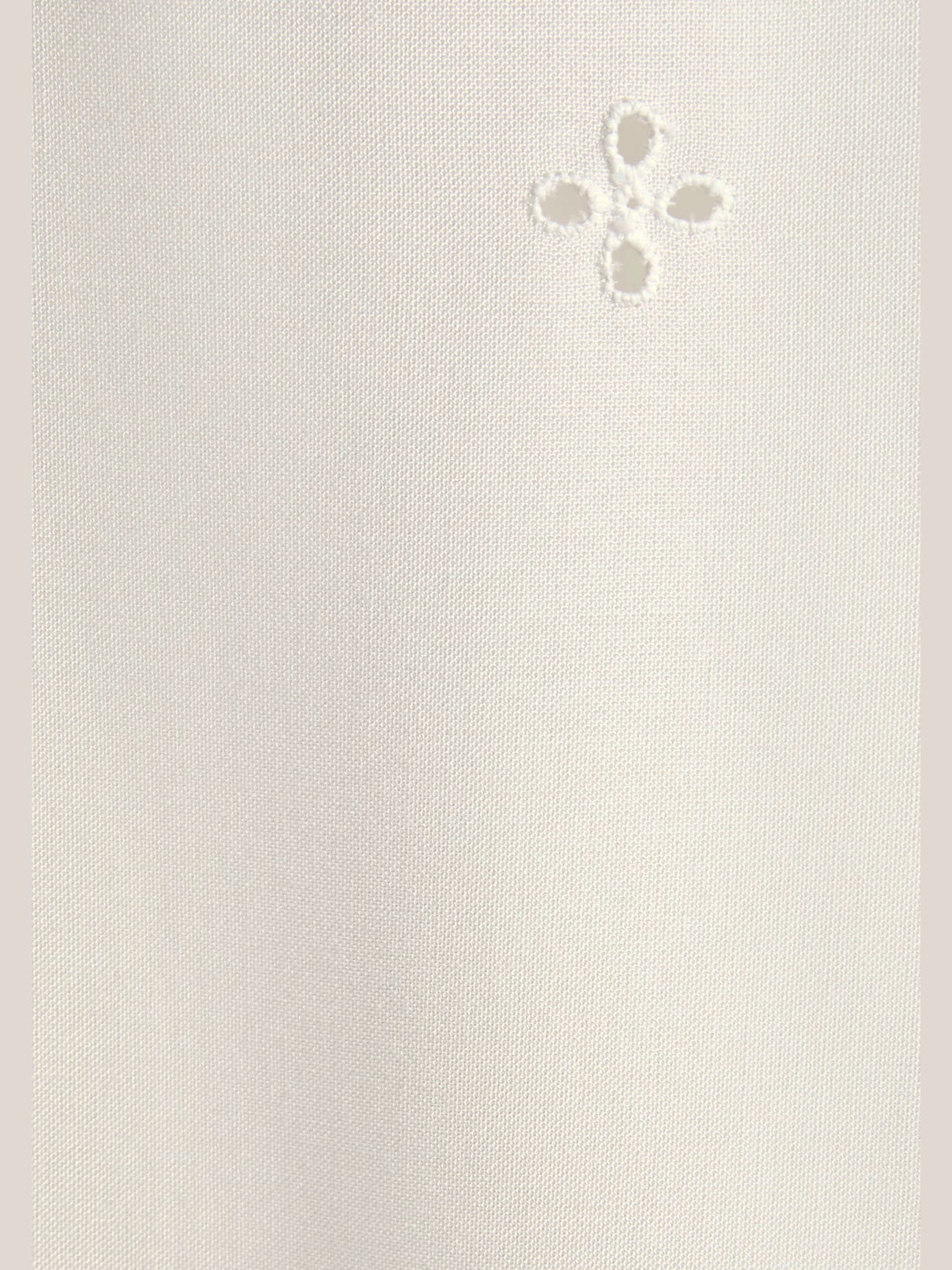 Chemisier avec broderie ajourée
