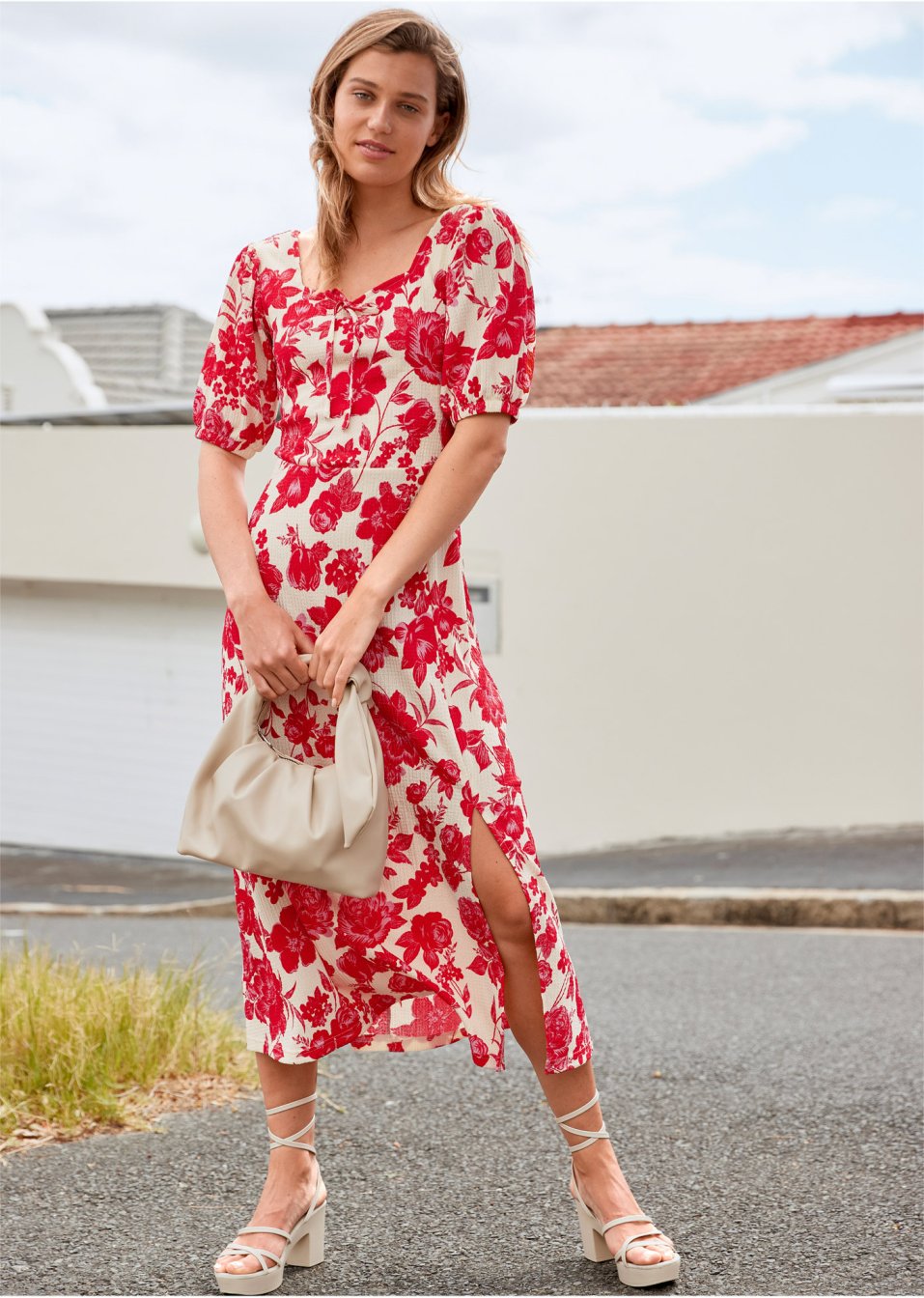 Robe en jersey crêpe