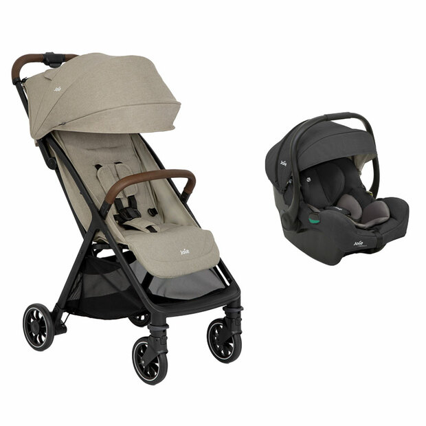 Poussette duo Pact pro Oak + I-Gemm 3 Shale - JOIE