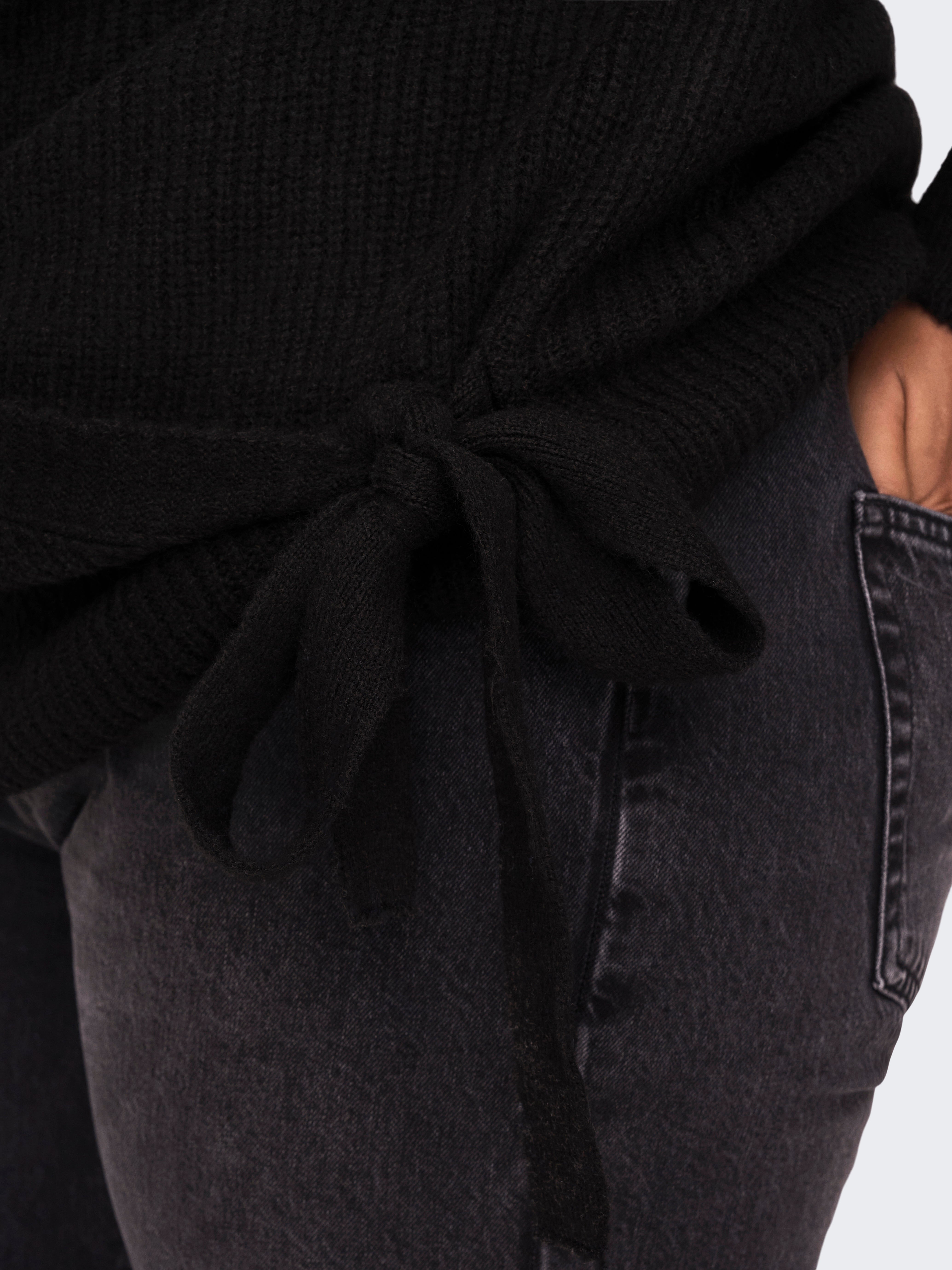 CARJADEI Strickjacke Black