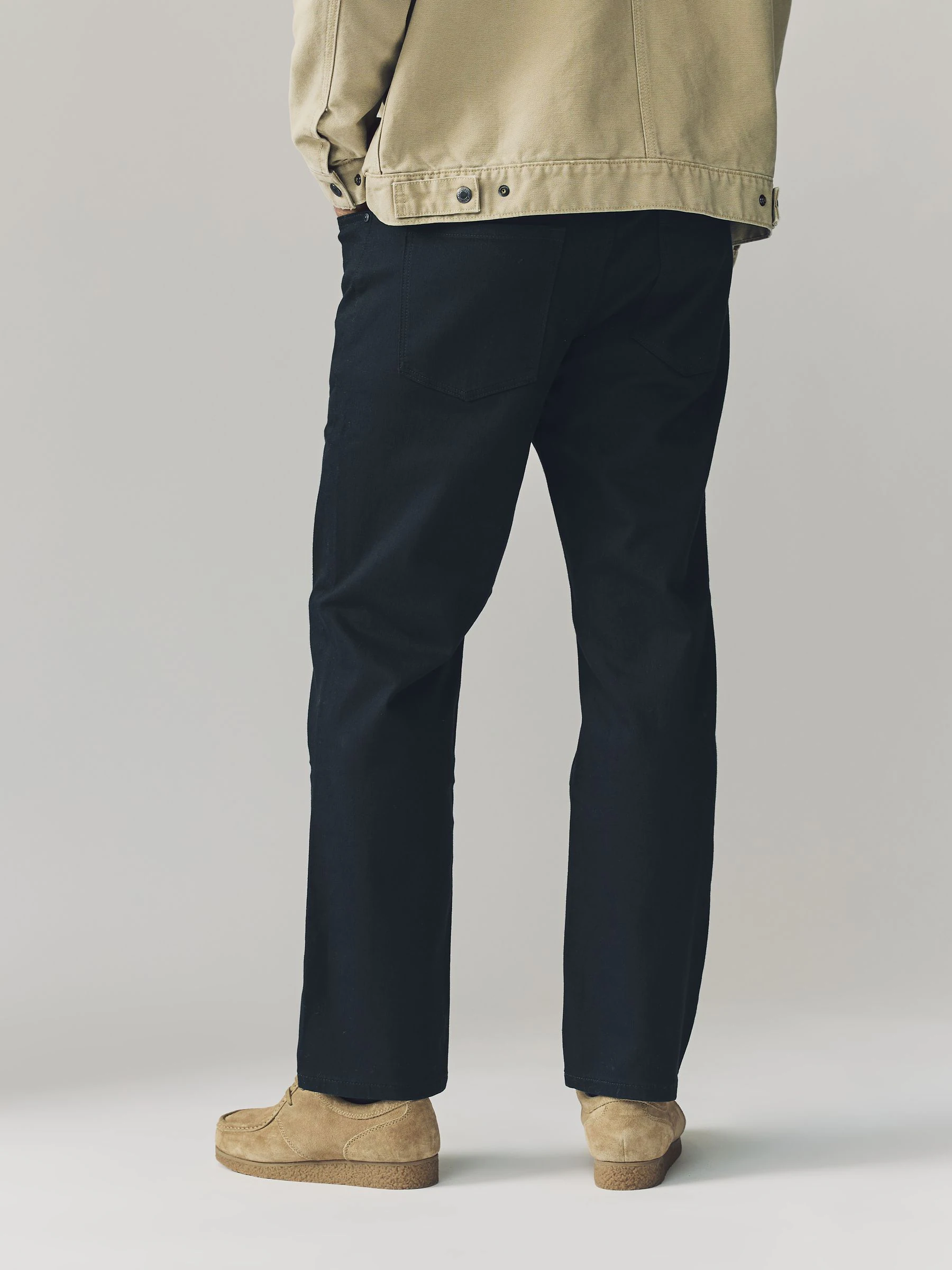 Marineblauw - Rechte, klassieke jeans met stretch