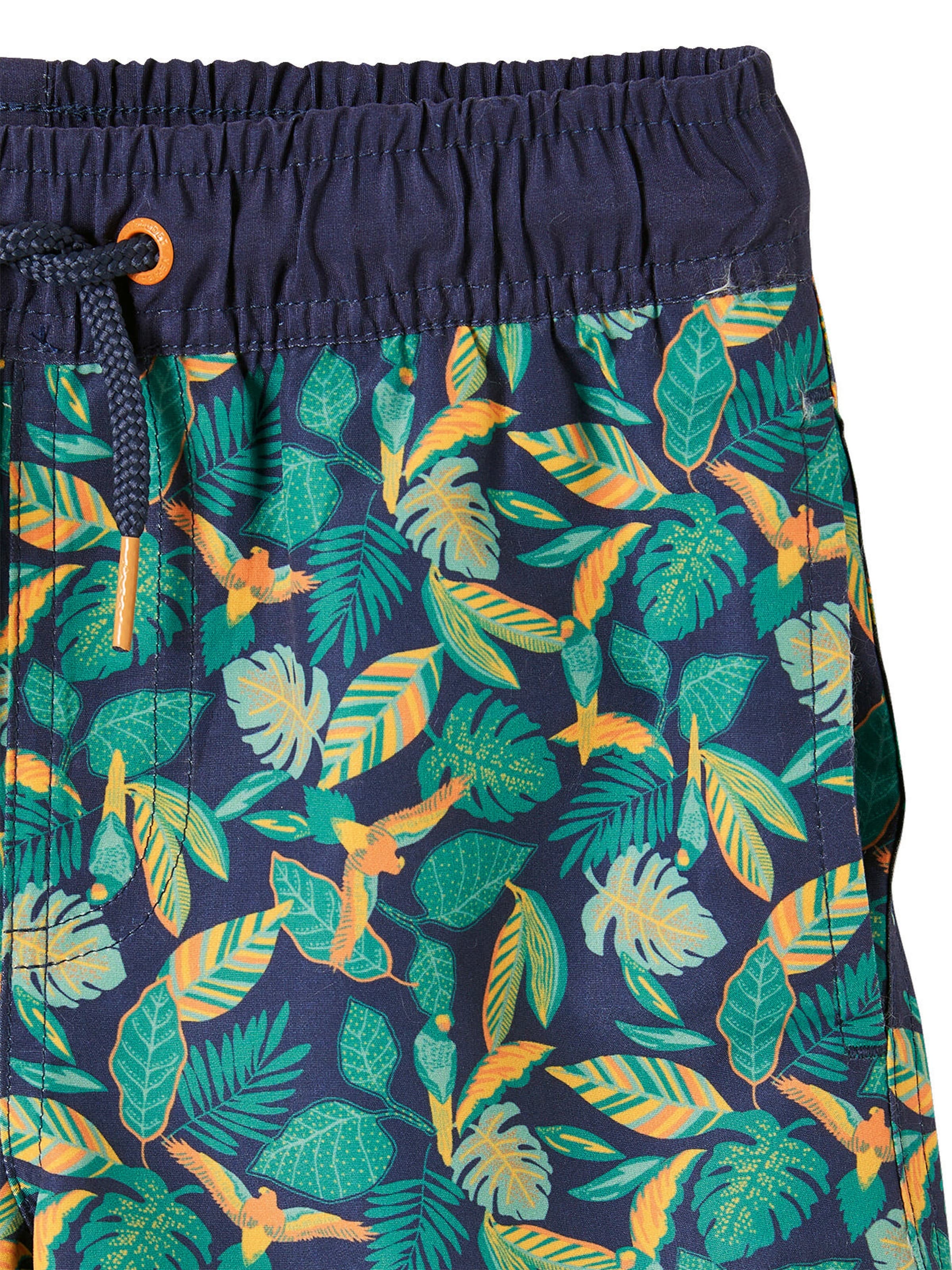 Vertbaudet Jungen Badehose blau bedruckt