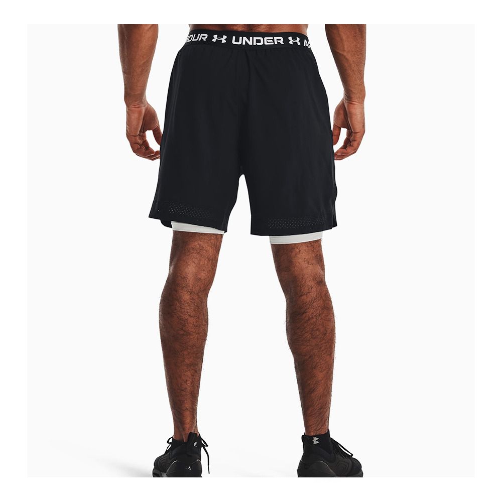 Under Armour VANISH WOVEN - Short 2 en 1 Homme black