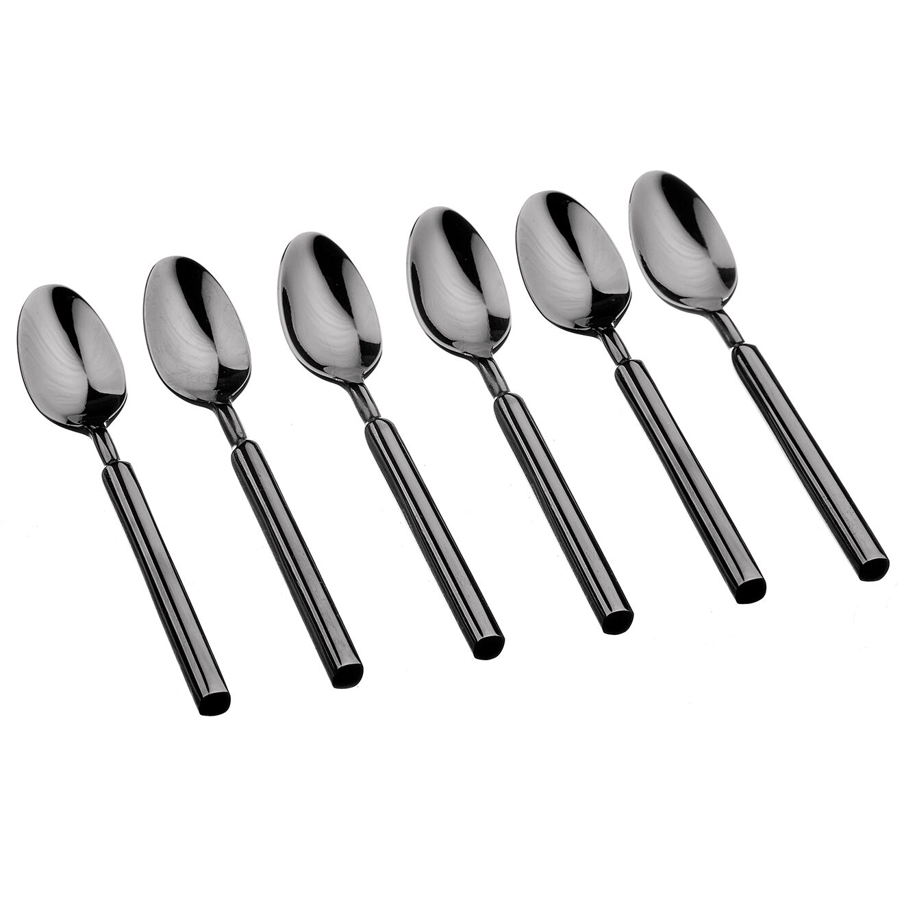 Bjorn 6 Petites cuillères Viggo noires
