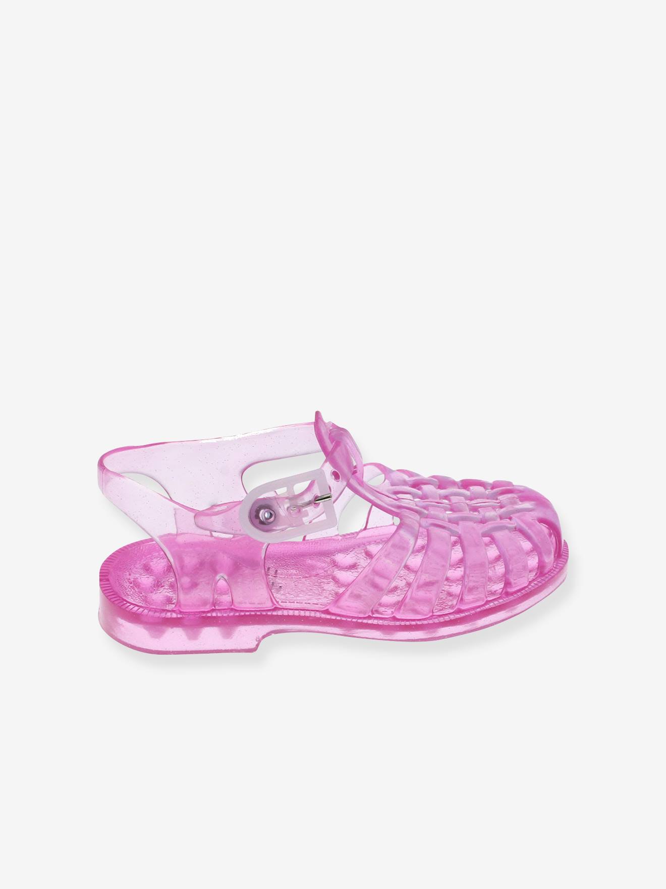 Sandálias Sun Méduse® para meninas, cinza metálico claro