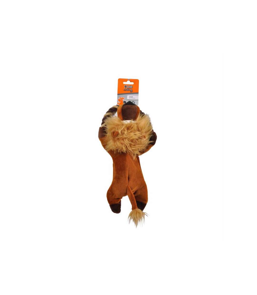 Paris Prix - Peluche Pour Chien lion 21cm Marron