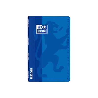 Oxford OpenFlex - Répertoire 11 x 17 cm - 96 pages - petits carreaux (5x5 mm) - disponible dans différentes couleurs