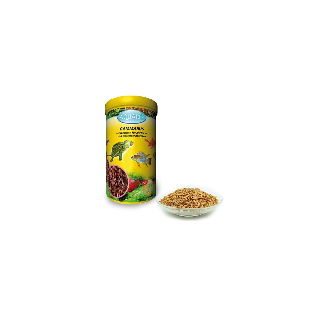 AQUARIS Aquarium Fischfutter - Gammarus - 110g / 1 L