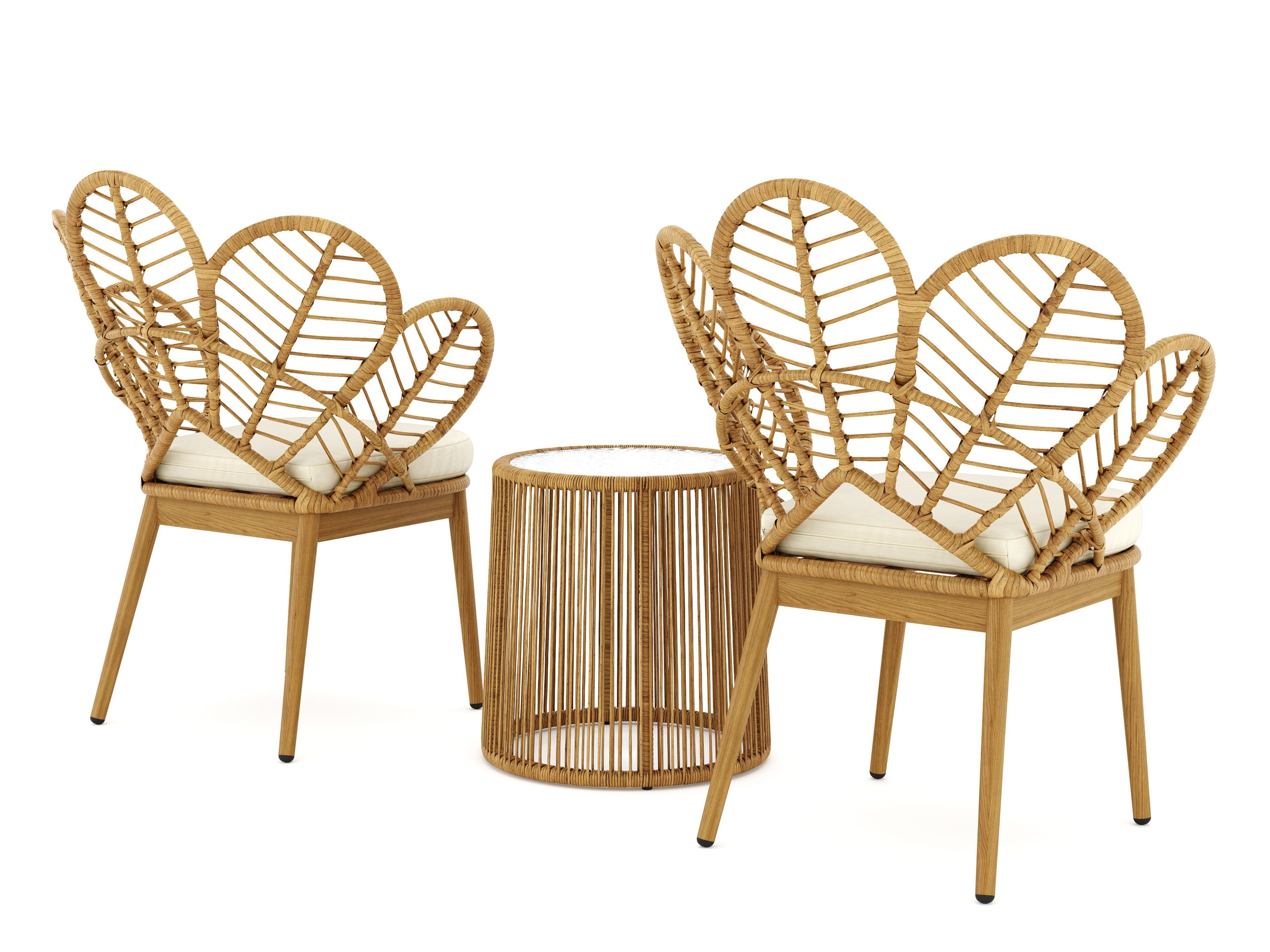 Gartenmöbel Set Rattan COSIMA