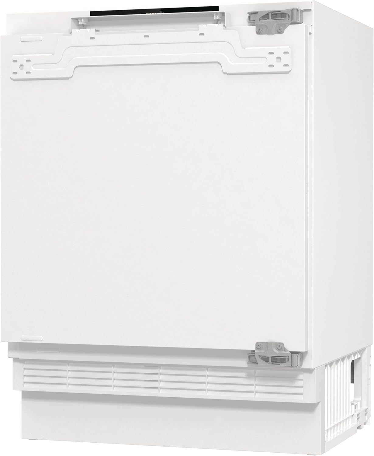 Gorenje RBIU609EA1 Einbau-Tischkühlschrank m. Gefrierfach/88er Nische/Festtürscharnier/EEK: E/121 Liter/Festtürtechnik/SuperCool/Temperaturanzeige/Türanschlag wechselbar/HxBxT:81,8x59,5x54,5cm/Weiß