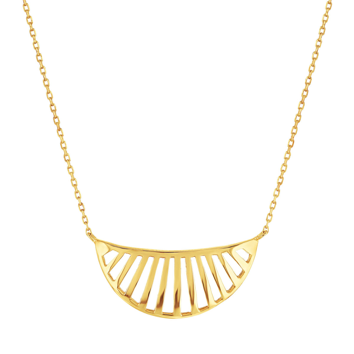 Collier or 375 jaune 45 cm avec anneau de raccourcissement à 42cm
