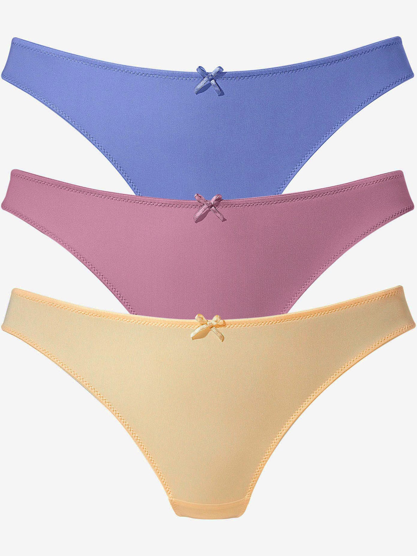 Lot de 3 strings petite fleur