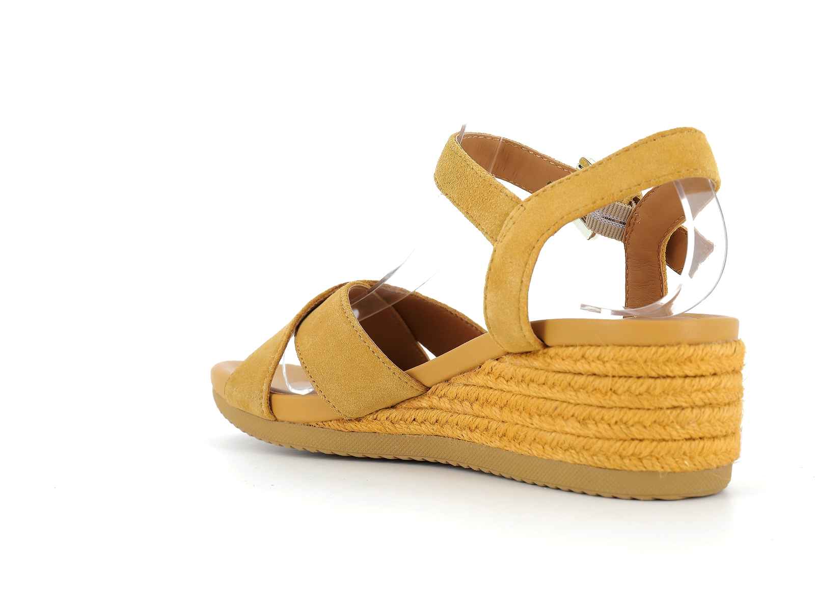 Geox-D ISCHIA CORDA-D02HHC Synthétique Moutarde