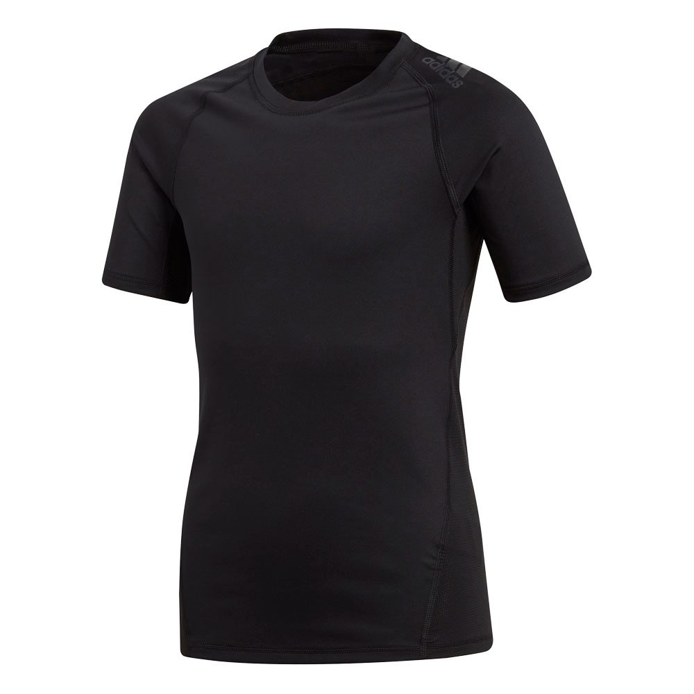 adidas Alphaskin Sport T-Shirt Jungen schwarz