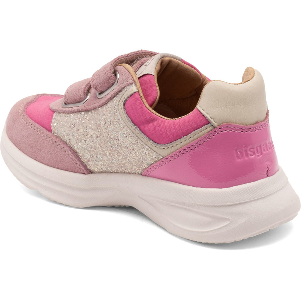 Køb Bisgaard Blush Glitter Yuki Glitter Velcro Sko