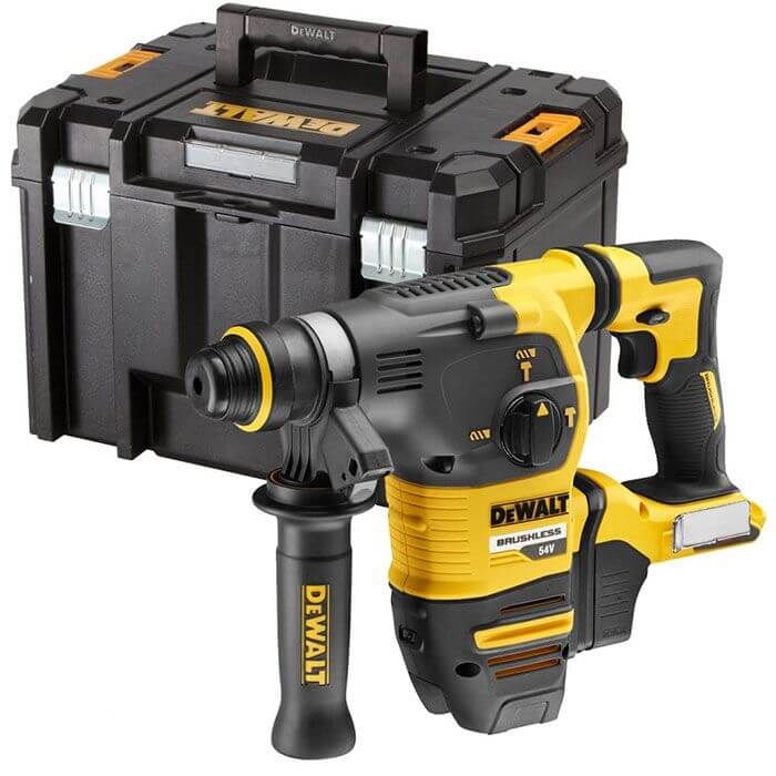 DeWALT DCH333NT 54V Li-Ion accu SDS-Plus combihamer body in TSTAK - 3,5J