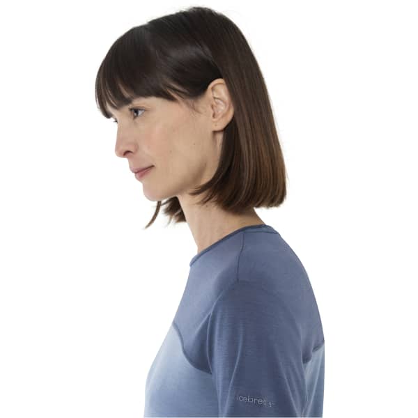 T-shirt randonnée ICEBREAKER W MERINO 125 COOL-LITE SPHERE III SS TEE KYANITE/DAWN/CB