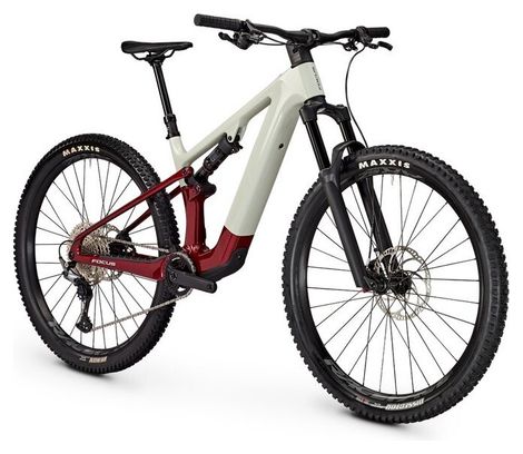 VTT Électrique Tout-Suspendu Focus VAM² SL 8.7 Shimano Deore 12V 430Wh 29'' Gris Rouge 2025