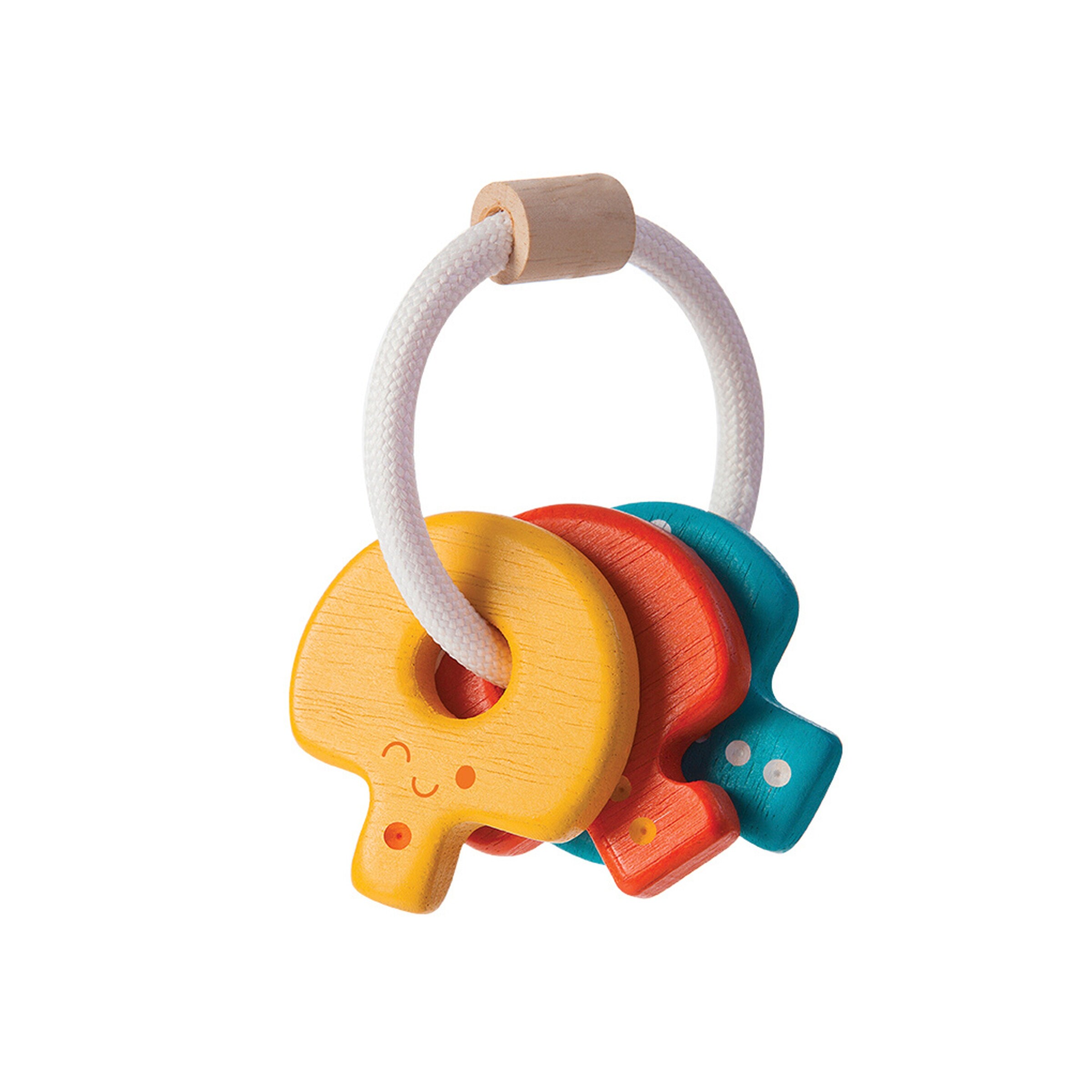 PlanToys Rassel Babyschlüssel bunt