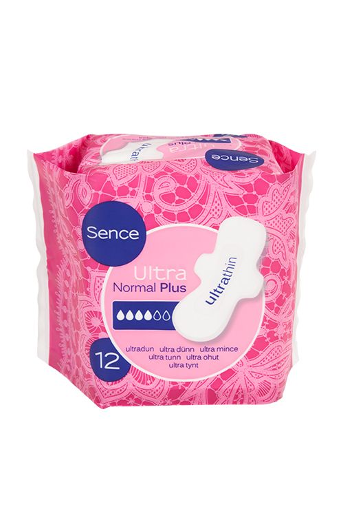 Sence bind Ultra Normal Pluss med vinger 12pk