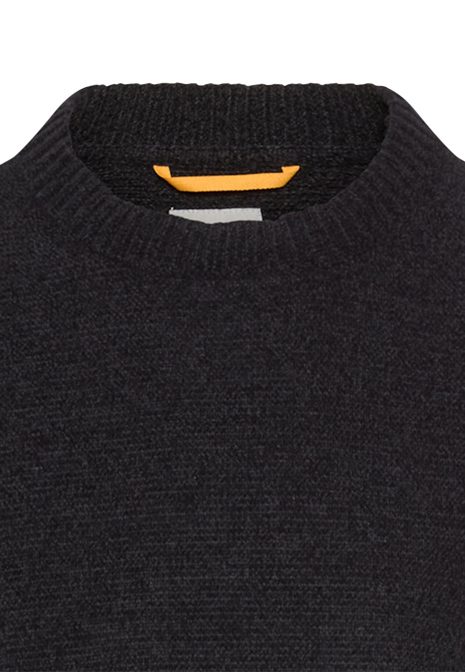 camel active Strickpullover mit Rundhalsausschnitt