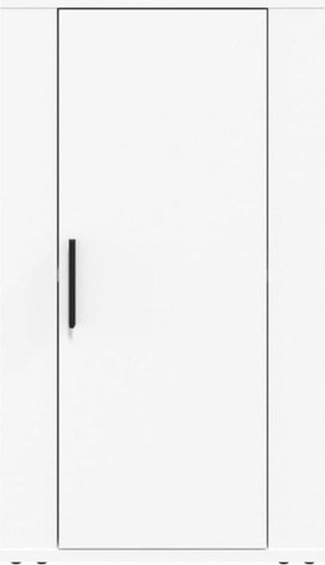 vidaXL Dressoir - Wit - Bewerkte Hout - 40x33x70 cm