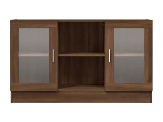 Armoire à vitrine Chêne marron 120x30,5x70 cm Bois d'ingénierie
