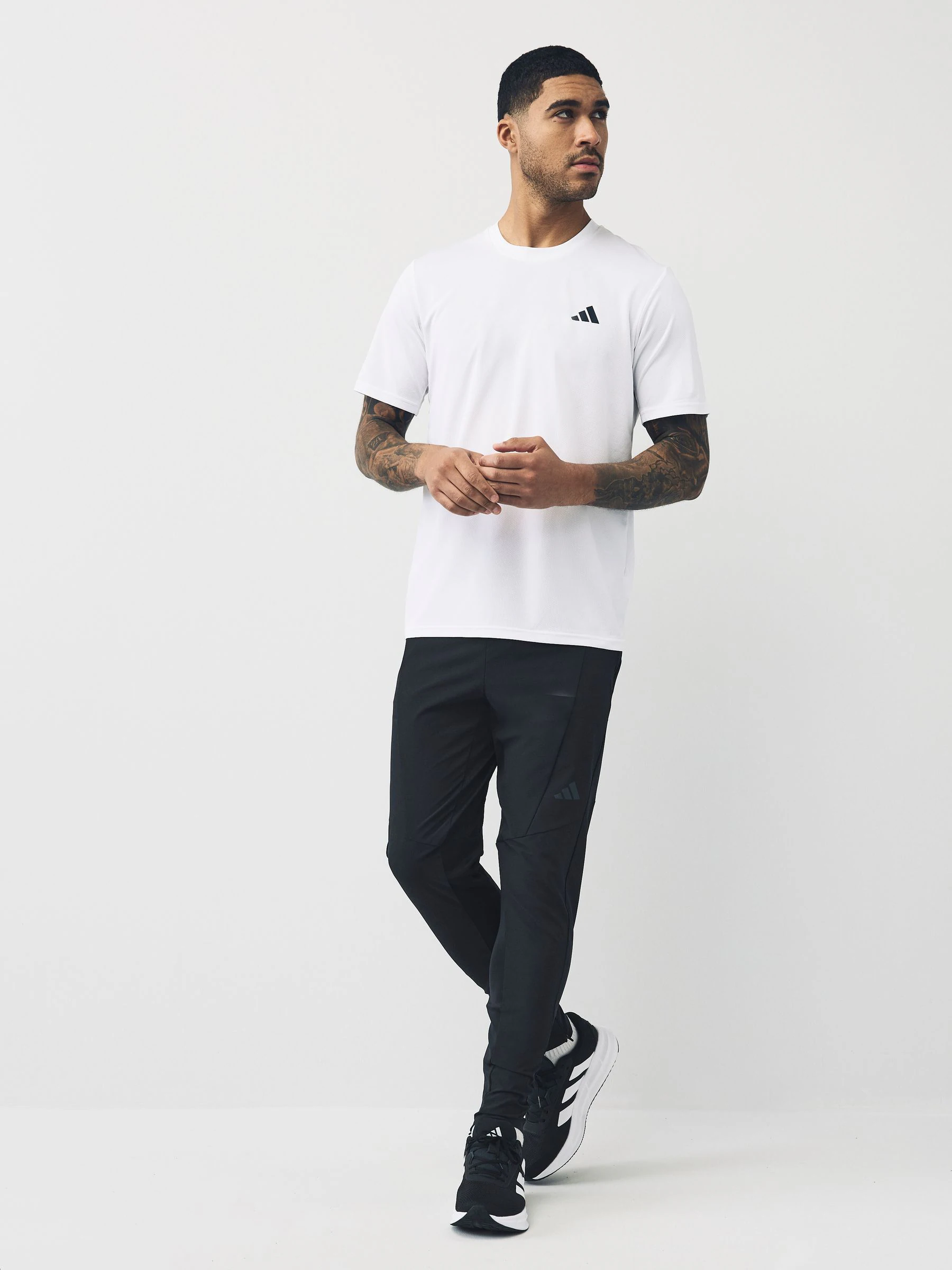 Zwart - adidas hybride joggingbroek ontworpen voor training