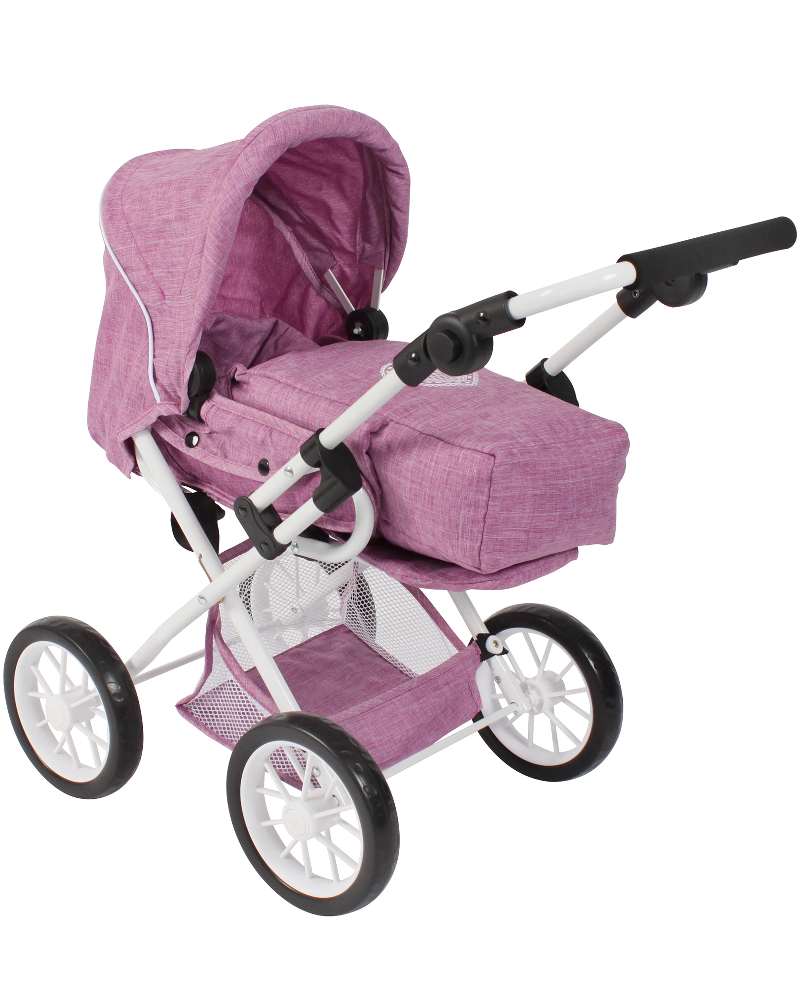 Kombi-Puppenwagen LENI in pink melange