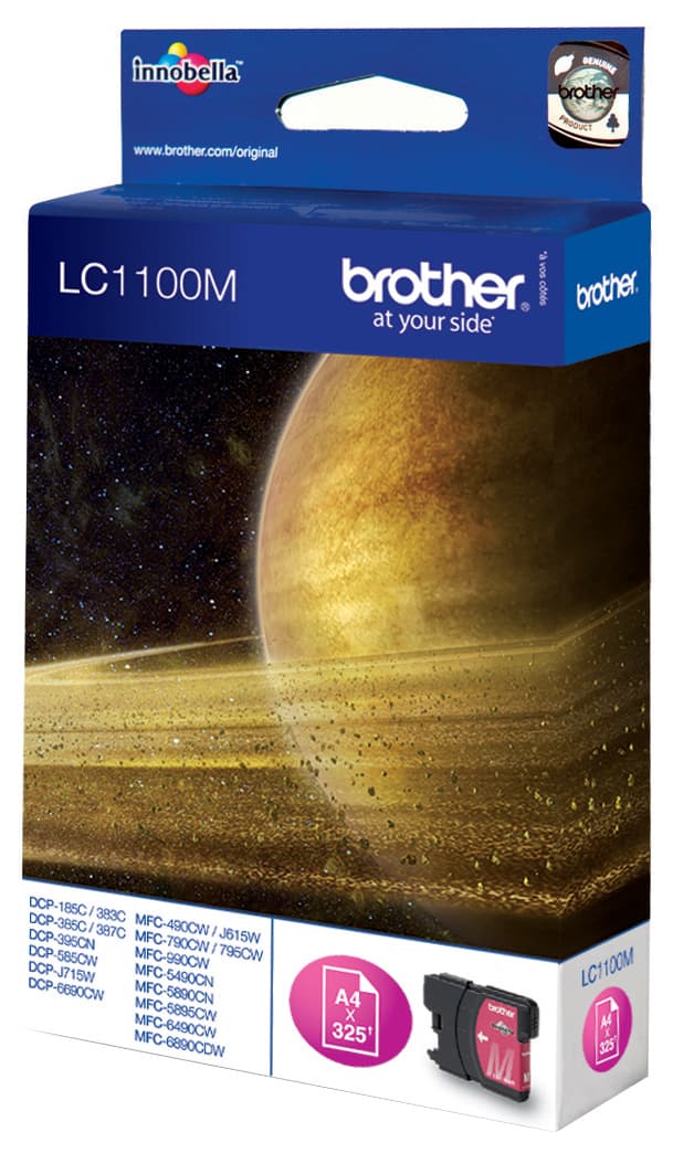 Brother blækpatron LC1100M Magenta