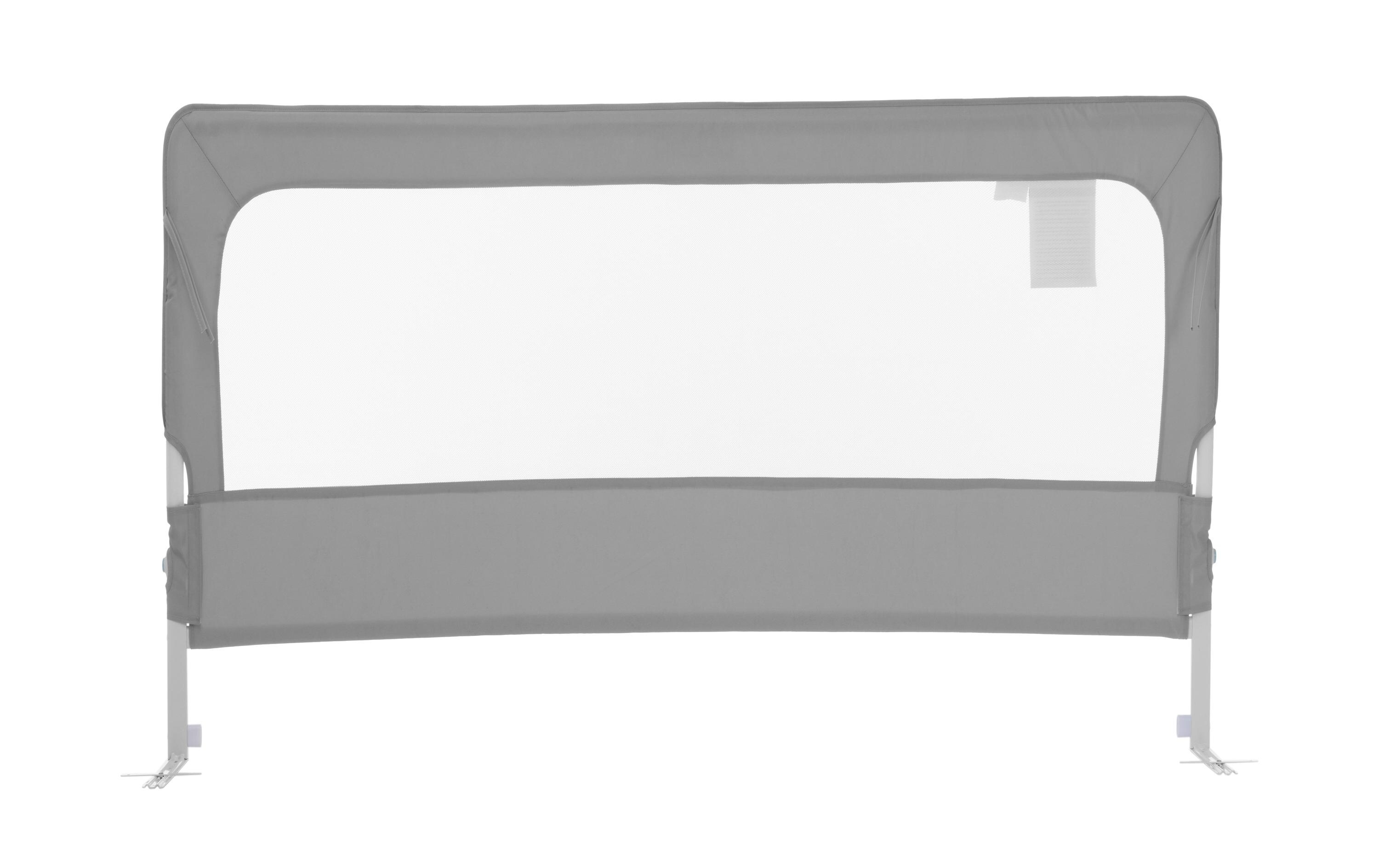 Bettgitter Grau 120 x 68 cmBettschutzgitter für Ihr Kind
