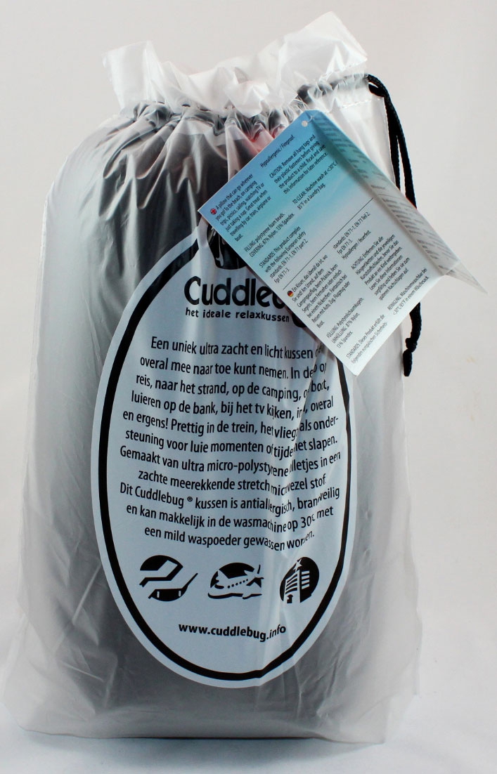 Cuddlebug Reisekissen medium schwarz