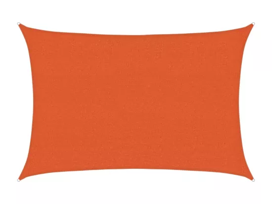 Voile d'ombrage 160 g/m² Orange 2,5x3,5 m PEHD