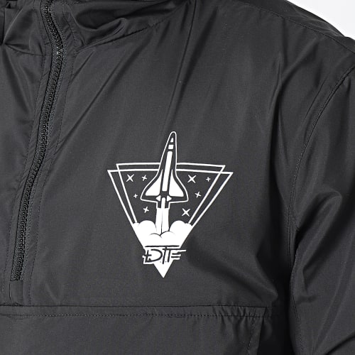 Coupe-Vent Space Rocket Noir