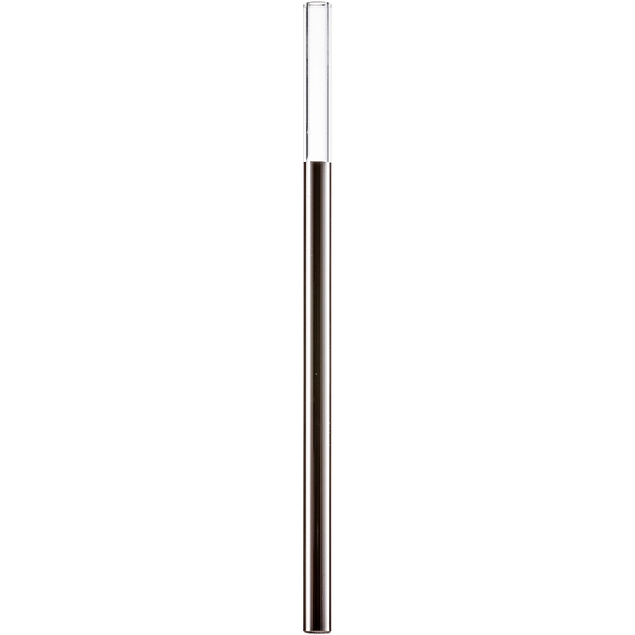 Eisch Glas-Trinkhalm Gentleman 20 cm platin