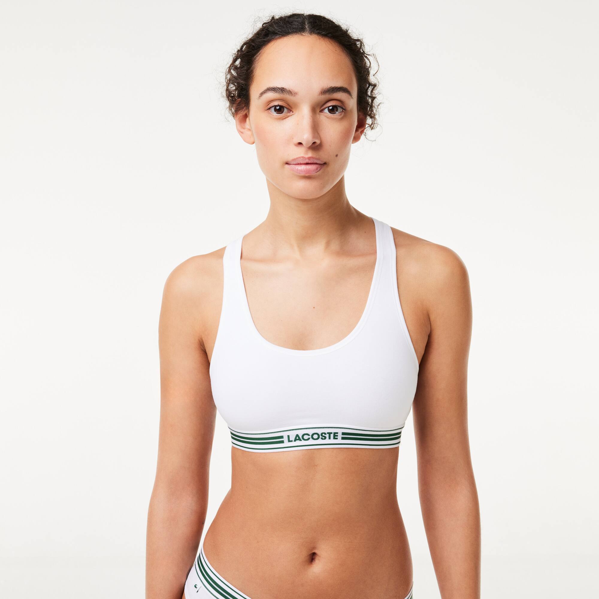 Heritage Bralette mit Ringerrücken Bralettes - Weiss - Lacoste - Damen