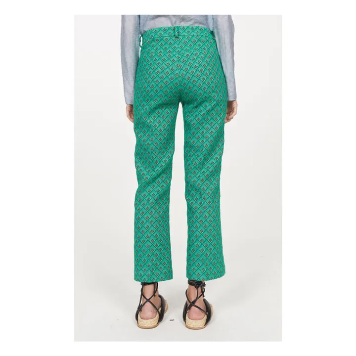 Rodebjer Pantalon Droit Miso  | Vert Menthe