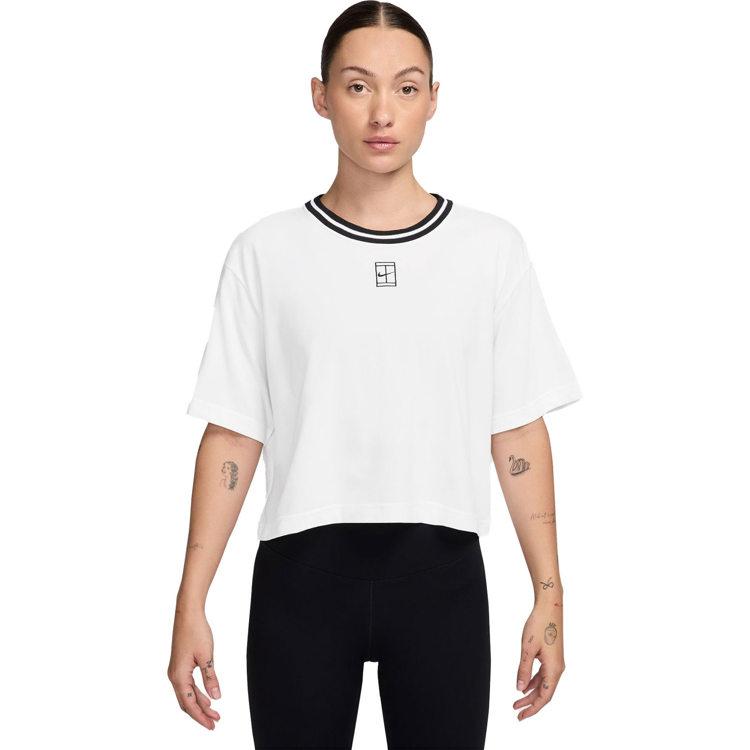 Nike Court Heritage Cropped Tee