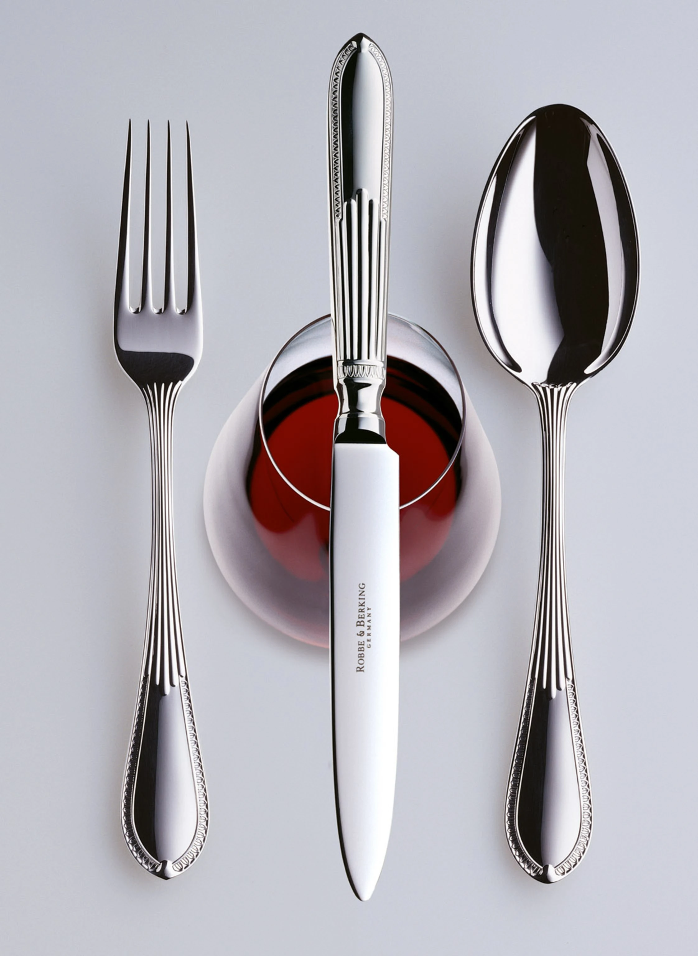 ROBBE & BERKING 4-tlg. Besteckset BELVEDERE (150g versilbert)