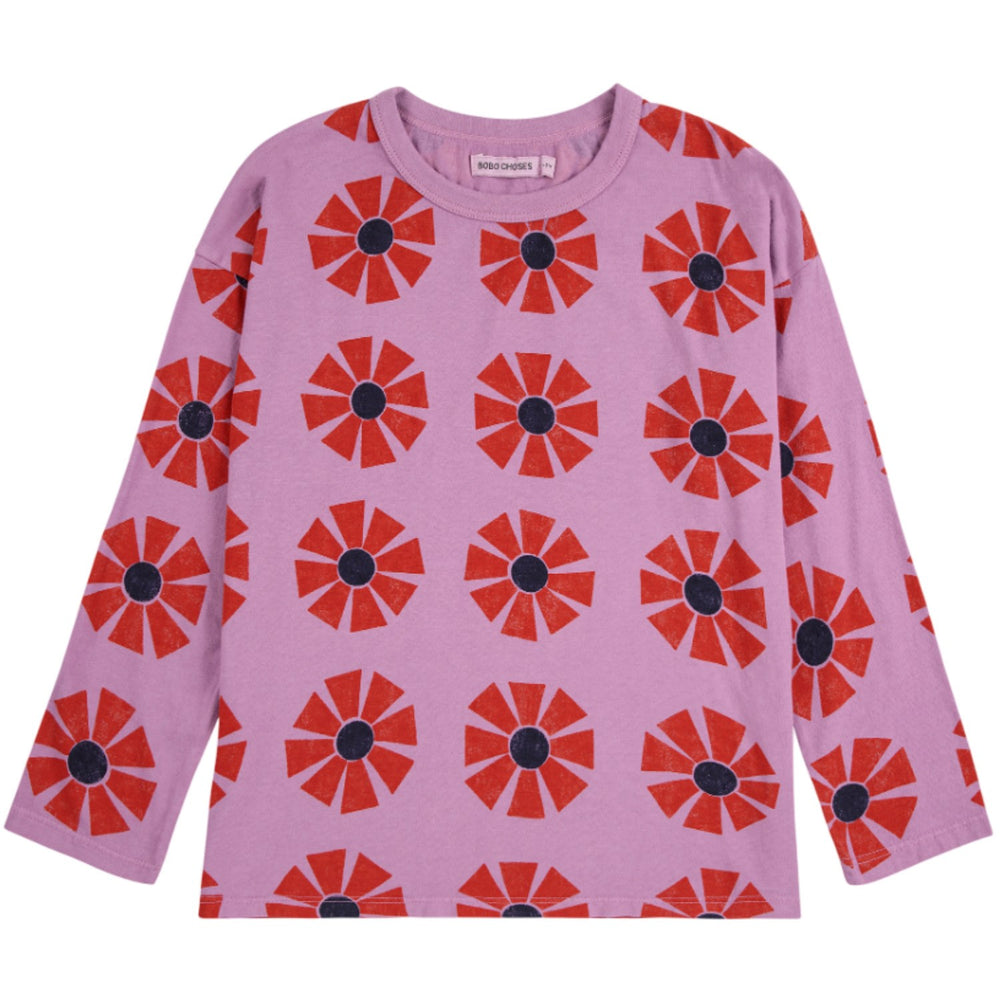 Køb Bobo Choses Purple Kaleidoscope All Over Bluse