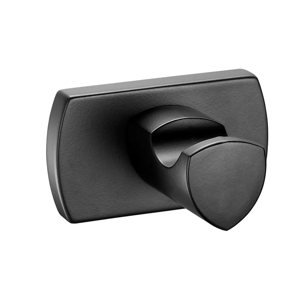 Biasca Haken Badezimmer Wandhaken für Handtuch / Bademantel / Kleider (45270943) - Schwarz Matt