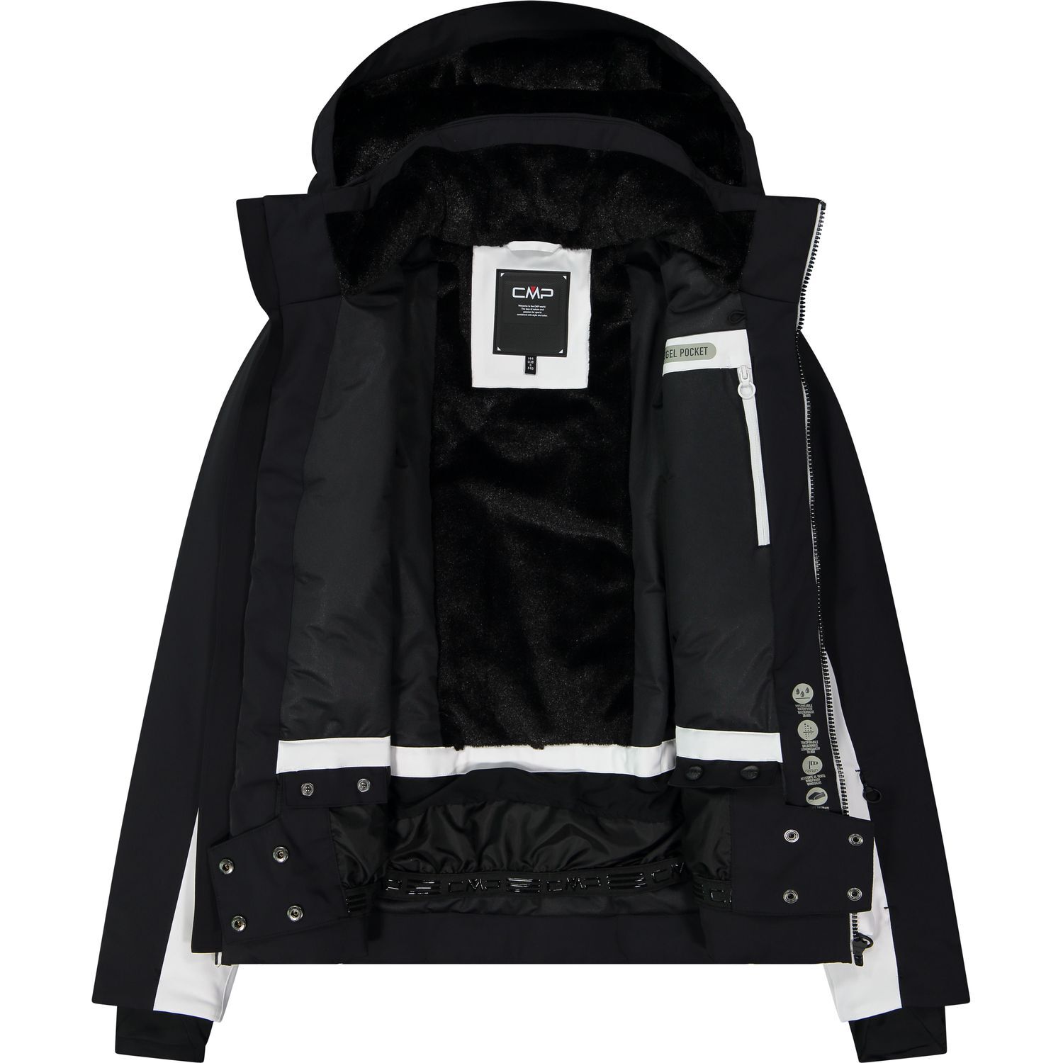 CMPWoman Jacket Zip Hood 35W0256