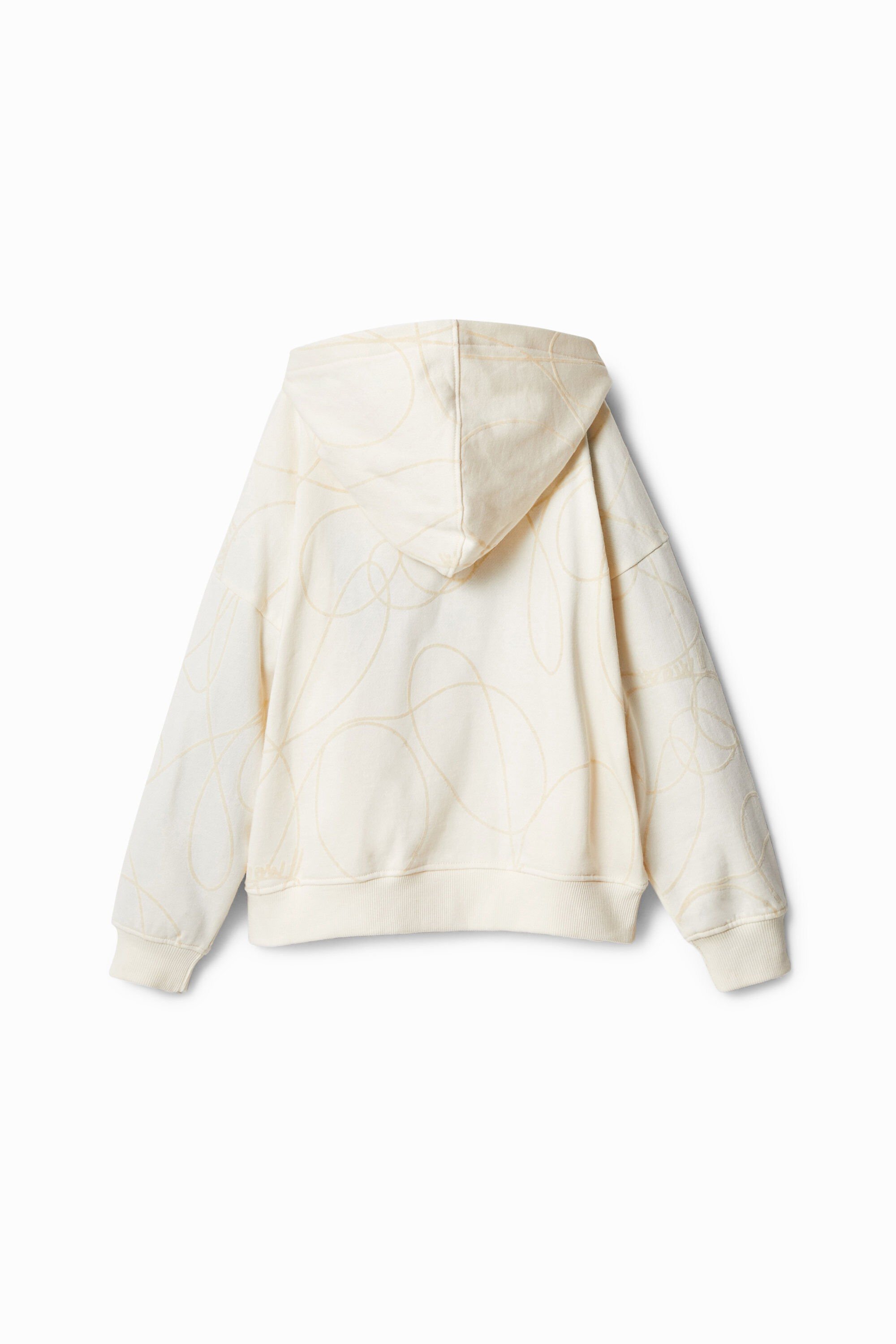 Sweat-shirt Smiley paillettes réversibles