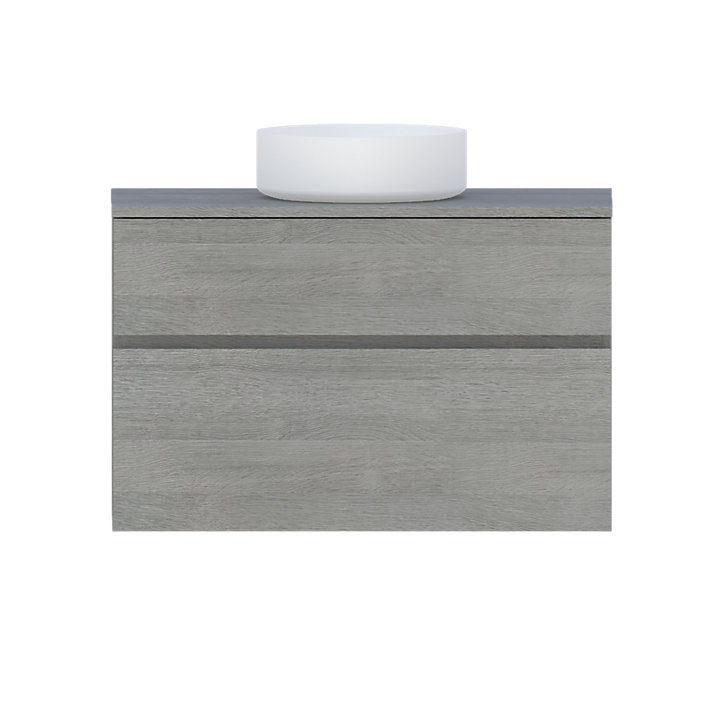 Plan de toilette Calao chêne clair 90 cm