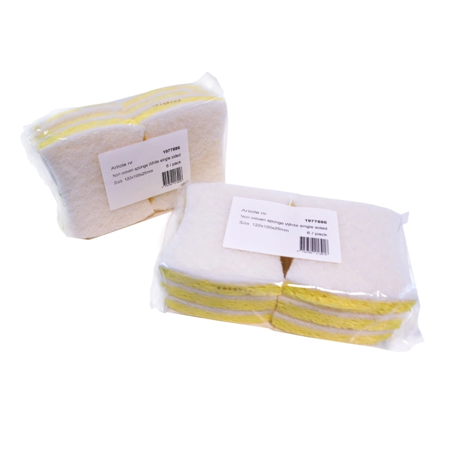 Mirlon Scuff Schuurspons Non-Woven - Grijs Per Stuk
